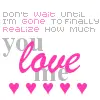 don't wait
