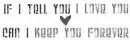 If i tell you i love you