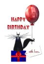 Animated Happy Birthday Kitty with love..