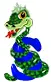 Alphabet Letter S (snake) to spell Susan