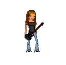 doll with guitar