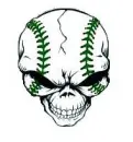 Skull Baseball Face