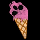 skull ice cream cone