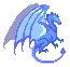 tiny blue dragon