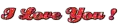i love you in red