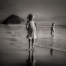 Girls on a beach