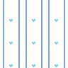 blue heart stripe