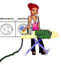 Doing laundry