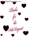 Thanks for the add request