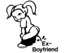 poop on ex-boyfriend