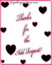 Thanks for the add request