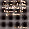 It Hit Me!