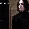 Snape happy