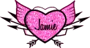Jamie - Heart w/ Wings