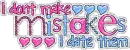 Mistakes
