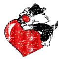 heart with sylvester