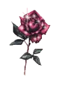 glitter rose