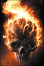 Skull in Flames