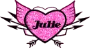 Julie - Heart w / Wings
