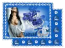 Girl blue