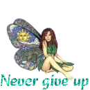 Never give up