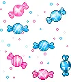 Blue & Pink Candy