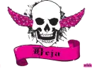 deja pink skull