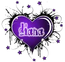 diana purple heart