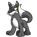 Lupe in skunk paint