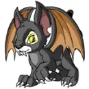Kougra in Halloween paint