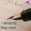 I write