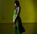 green dress