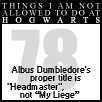 things i will not do at hogwarts