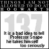 things i will not do at hogwarts