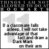 things i will not do at hogwarts