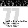 things i will not do at hogwarts