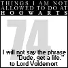 things i will not do at hogwarts