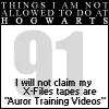 things i will not do at hogwarts