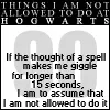 things i will not do at hogwarts