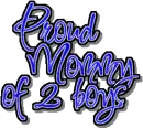 Mother of 2 boys