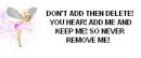 keep me or else