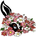 Flower cover in flowers