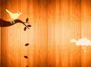 bird On Wood 