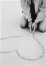 Heart in sand