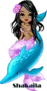 Shakaila doll with a dolphin