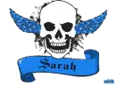 sarah blue skull