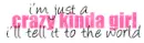 i'm just a girl