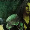 sephiroth in the rain