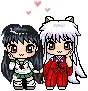 Inuyasha and Kagome chibis