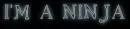I'm a Ninja